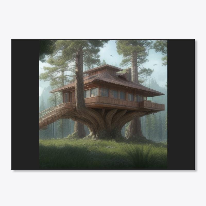 A magical treehouse 